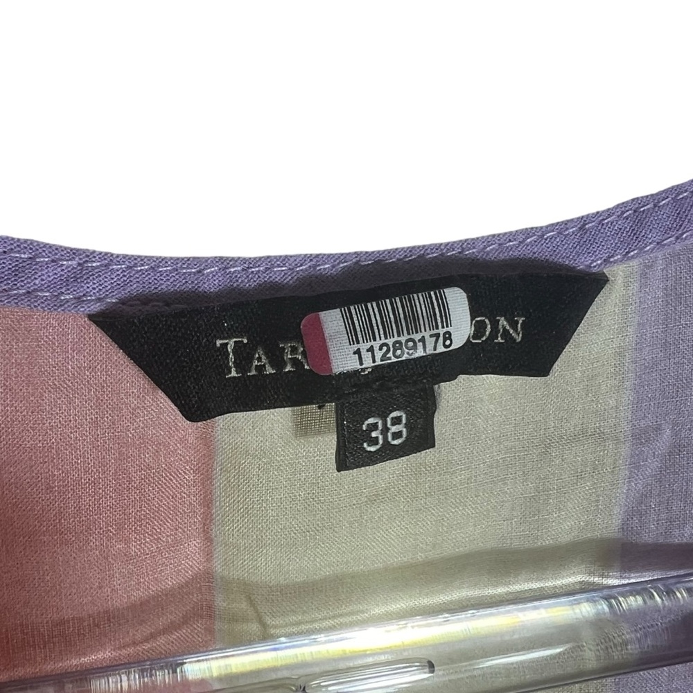 Tara Jarmon Multicolored Stripey Hourglass Midi Dress, French Size 38 - Picture 8 of 14